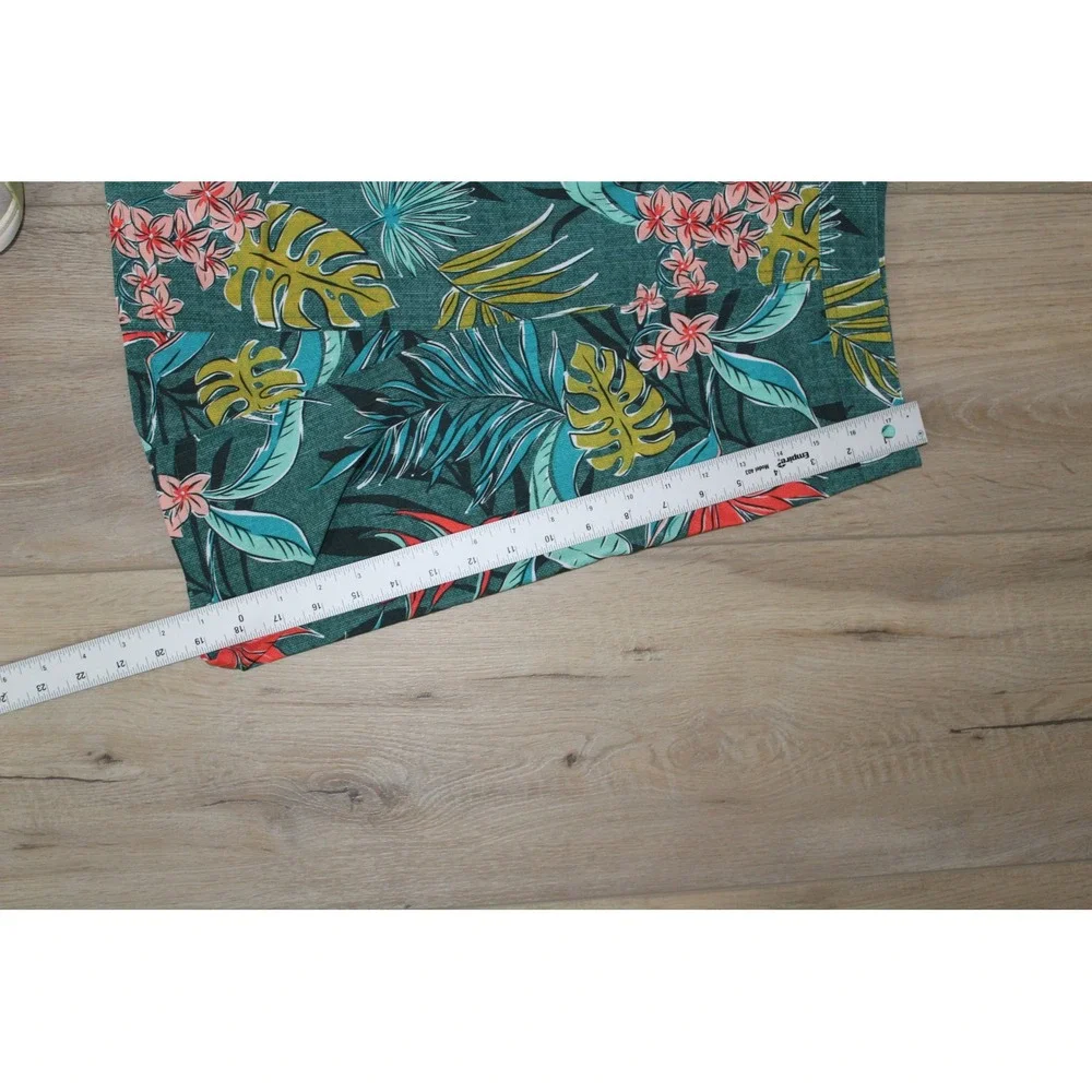 RipSkirt‎ Hawaii Women's Large Tropical Wrap Skirt and Sage Green T-Shirt Set